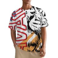 AILLOSA All Over TH-155 Kısa Kollu Baskılı Erkek T-shirt