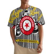 AILLOSA All Over TH-156 Kısa Kollu Baskılı Erkek T-shirt
