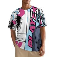 AILLOSA All Over TH-162 Kısa Kollu Baskılı Erkek T-shirt