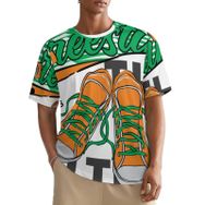 AILLOSA All Over TH-163 Kısa Kollu Baskılı Erkek T-shirt