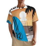 AILLOSA All Over TH-167 Kısa Kollu Baskılı Erkek T-shirt