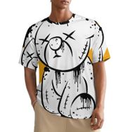 AILLOSA All Over TH-168 Kısa Kollu Baskılı Erkek T-shirt