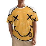 AILLOSA All Over TH-177 Kısa Kollu Baskılı Erkek T-shirt