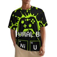 AILLOSA All Over TH-183 Kısa Kollu Baskılı Erkek T-shirt