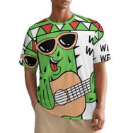 AILLOSA All Over TH-185 Kısa Kollu Baskılı Erkek T-shirt