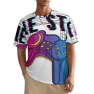 AILLOSA All Over TH-187 Kısa Kollu Baskılı Erkek T-shirt