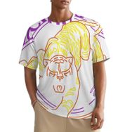 AILLOSA All Over TH-190 Kısa Kollu Baskılı Erkek T-shirt