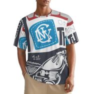 AILLOSA All Over TH-268 Kısa Kollu Baskılı Erkek T-shirt