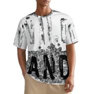 AILLOSA All Over TH-279 Kısa Kollu Baskılı Erkek T-shirt