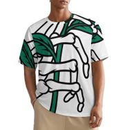AILLOSA All Over TH-291 Kısa Kollu Baskılı Erkek T-shirt
