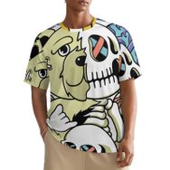 AILLOSA All Over TH-298 Kısa Kollu Baskılı Erkek T-shirt