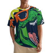 AILLOSA All Over TH-339 Kısa Kollu Baskılı Erkek T-shirt