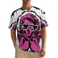AILLOSA All Over TH-352 Kısa Kollu Baskılı Erkek T-shirt