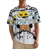 AILLOSA All Over TH-359 Kısa Kollu Baskılı Erkek T-shirt