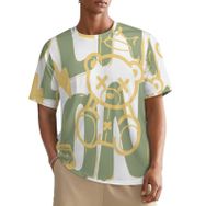 AILLOSA All Over TH-361 Kısa Kollu Baskılı Erkek T-shirt