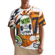AILLOSA All Over TH-362 Kısa Kollu Baskılı Erkek T-shirt