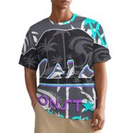AILLOSA All Over TH-369 Kısa Kollu Baskılı Erkek T-shirt