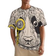 AILLOSA All Over TH-371 Kısa Kollu Baskılı Erkek T-shirt