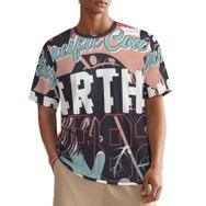 AILLOSA All Over TH-379 Kısa Kollu Baskılı Erkek T-shirt