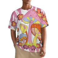 AILLOSA All Over TH-381 Kısa Kollu Baskılı Erkek T-shirt