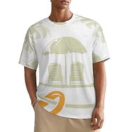 AILLOSA All Over TH-386 Kısa Kollu Baskılı Erkek T-shirt