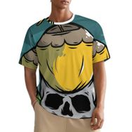 AILLOSA All Over TH-395 Kısa Kollu Baskılı Erkek T-shirt