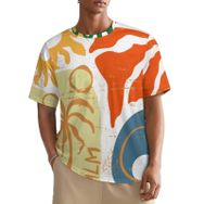 AILLOSA All Over TH-411 Kısa Kollu Baskılı Erkek T-shirt