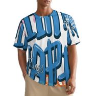 AILLOSA All Over TH-413 Kısa Kollu Baskılı Erkek T-shirt