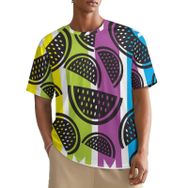 AILLOSA All Over TH-427 Kısa Kollu Baskılı Erkek T-shirt