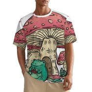 AILLOSA All Over TH-434 Kısa Kollu Baskılı Erkek T-shirt