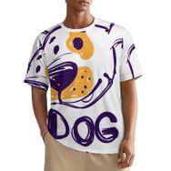 AILLOSA All Over TH-438 Kısa Kollu Baskılı Erkek T-shirt