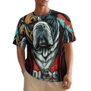 AILLOSA All Over TH-439 Kısa Kollu Baskılı Erkek T-shirt