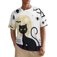 AILLOSA All Over TH-444 Kısa Kollu Baskılı Erkek T-shirt