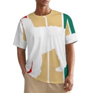 AILLOSA All Over TH-449 Kısa Kollu Baskılı Erkek T-shirt