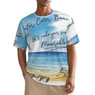 AILLOSA All Over TH-451 Kısa Kollu Baskılı Erkek T-shirt