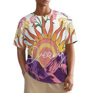 AILLOSA All Over TH-460 Kısa Kollu Baskılı Erkek T-shirt