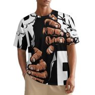 AILLOSA All Over TH-461 Kısa Kollu Baskılı Erkek T-shirt