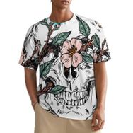 AILLOSA All Over TH-465 Kısa Kollu Baskılı Erkek T-shirt