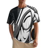 AILLOSA All Over TH-467 Kısa Kollu Baskılı Erkek T-shirt
