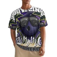 AILLOSA All Over TH-469 Kısa Kollu Baskılı Erkek T-shirt