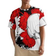 AILLOSA All Over TH-475 Kısa Kollu Baskılı Erkek T-shirt