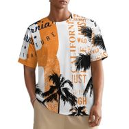 AILLOSA All Over TH-481 Kısa Kollu Baskılı Erkek T-shirt