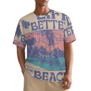 AILLOSA All Over TH-482 Kısa Kollu Baskılı Erkek T-shirt