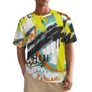 AILLOSA All Over TH-483 Kısa Kollu Baskılı Erkek T-shirt