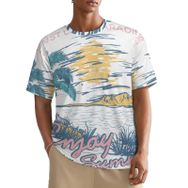 AILLOSA All Over TH-484 Kısa Kollu Baskılı Erkek T-shirt