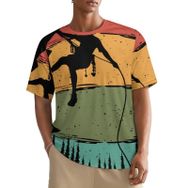 AILLOSA All Over TH-490 Kısa Kollu Baskılı Erkek T-shirt