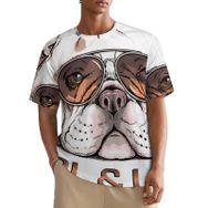 AILLOSA All Over TH-492 Kısa Kollu Baskılı Erkek T-shirt