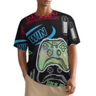 AILLOSA All Over TH-497 Kısa Kollu Baskılı Erkek T-shirt