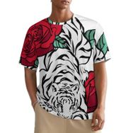 AILLOSA All Over TH-499 Kısa Kollu Baskılı Erkek T-shirt