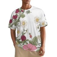 AILLOSA All Over TH-57 Kısa Kollu Baskılı Erkek T-shirt